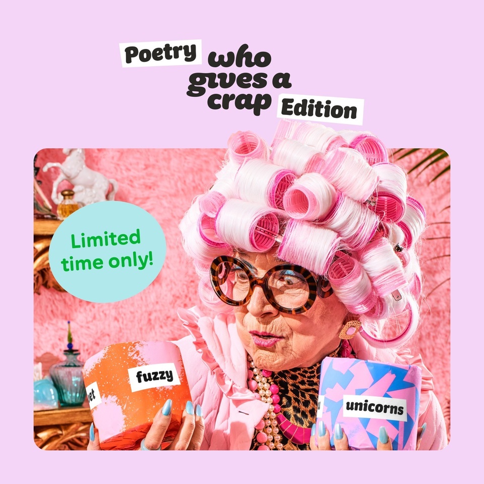 Create cheeky poems in your bathroom by stacking and swapping these limited edition, 100% bamboo toilet paper rolls from @WhoGivesACrap. Only available for a limited time! Tap link in bio! #sponsored