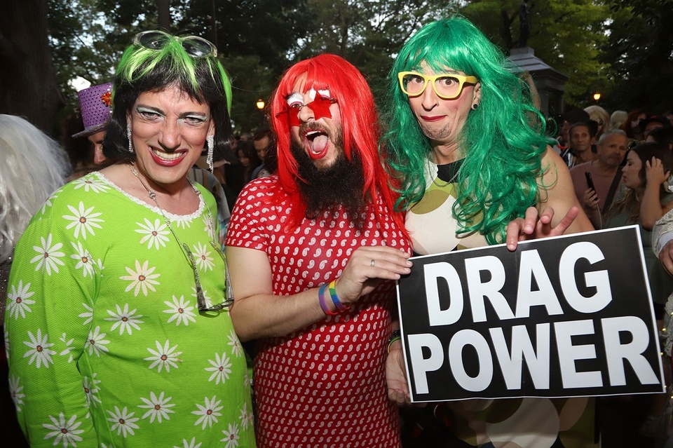The NYC Drag March is a visibility march, a demonstration to commemorate the 1969 riots at the Stonewall Inn, an opportunity to be out, loud and proud, and to send a message of unity and inclusiveness. EDGE was there! Tap link in bio to view the pics on @EDGEmedianetwork! (?: Gustavo Monroy, @justgiveitashot)