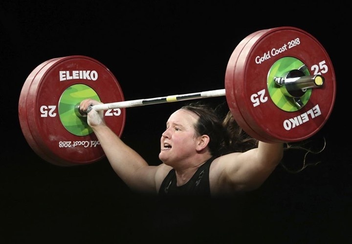 Laurel Hubbard hefted 628 pounds (185 kilograms) in two lifts on the way to qualifying in the women's super-heavyweight division for the Tokyo Olympics. That's heavy. But it's nowhere near the figurative weight Hubbard has carried to become the first transgender athlete to compete at an Olympic Games. Hubbard was among five weightlifters confirmed Monday in New Zealand's team for Tokyo. At 43, she will also be the oldest weightlifter at the games, and will be ranked fourth in the competition on Aug. 2 for women 87 kilograms (192 pounds) and over. Hubbard won a silver medal at the 2017 World Championships and gold in the 2019 Pacific Games in Samoa. She competed at the 2018 Commonwealth Games but sustained a serious injury that set back her career. "I am grateful and humbled by the kindness and support that has been given to me by so many New Zealanders," Hubbard said in a statement. "When I broke my arm at the Commonwealth Games three years ago, I was advised that my sporting career had likely reached its end. But your support, your encouragement, and your aroha (love) carried me through the darkness. Tap link in bio to continue on @EDGEmedianetwork ??‍♀️?️‍?? (?: AP / Mark Schiefelbein)