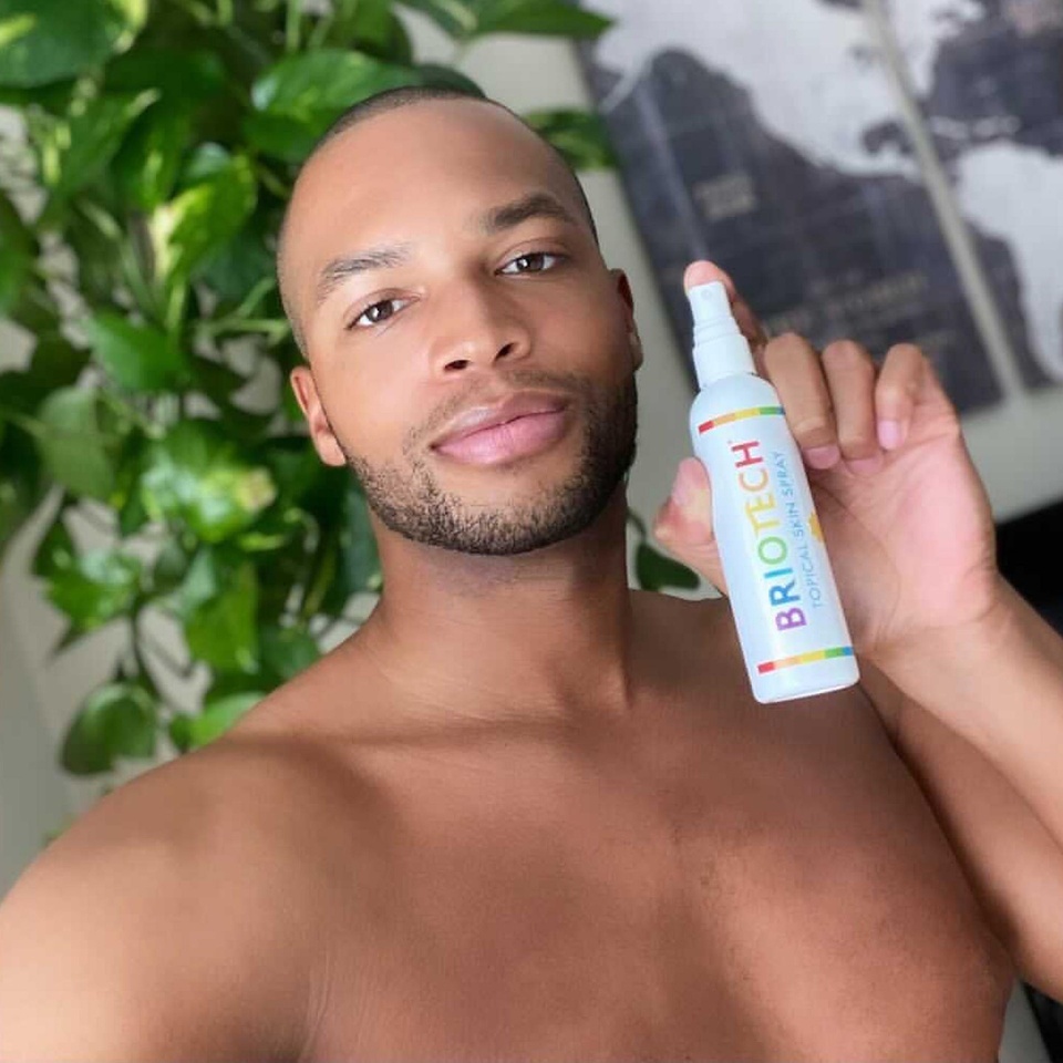 For skin that's so dreamy try Briotech Topical Skin Spray. You deserve it ? Use "PRIDE25" for 25% off your next purchase at www.briotechusa.shop Tap link in bio! ? #sponsored