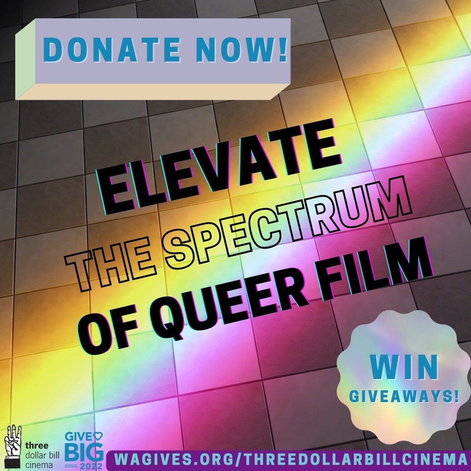@threedollarbillcinema provides access to films by, for, and about lesbian, gay, bisexual, transgender, and queer (LGBTQ+) people and their families, and a forum for LGBTQ filmmakers to share and discuss their work with audiences. TDBC’s programs include TRANSlations: Seattle Trans Film Festival (one of a few in the world!), Reel Queer Youth, Seattle Queer Film Festival, OUTdoor Cinema, and virtual Queer-Story Months where they highlight the intersections of identities within the broad queer communities. Support TDBC’s mission and chip in to their #givebigwa campaign. If you donate $50+ or more until May 4th, you’ll be entered to win awesome giveaways! For more info, follow @threedollarbillcinema and tap link in bio for more! #sponsored