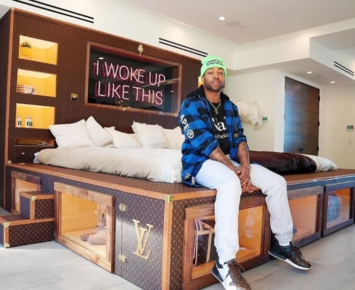 You don't need a nor'easter for an excuse to stay in bed. At least that's Todrick Hall's philosophy, made apparent by his brand new, king-size Louis Vuitton-inspired bed. "Note to self," Hall says in his latest YouTube video, "When you get your dream home, you will spend a good amount of money getting the bed of your dreams." And that's precisely what the social media sensation and "RuPaul's Drag Race" guest judge did. Hall called upon longtime costume designer Marco Marco in collaboration with Cactus Fabrication and SoKoCreations to pull off his dream bed. "I want something that's really over the top, that's fabulous, that's chic," says Hall in the video, before getting a first glimpse of the bed's construction. The final design includes a pink neon sign that reads, "I Woke Up Like This," plenty of drawers for lube and condoms, high-end LV fabrication, custom-made comforter and more. Tap link in bio to continue on @EDGEmedianetwork ?️‍????⁠
⁠
?: Todrick Hall / Instagram ⁠
?️: Matthew Wexler / @wexlerwrites