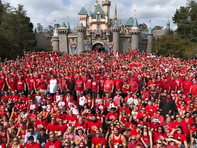 Gay Days is headed back to Disneyland as the world opens up again. The event is slated for Sept. 17-19, local newspaper the OC Register reports. The weekend will mark the first time since 2019 that Gay Days has taken place at Disneyland, the newspaper noted, recalling that there had been "a pandemic-induced hiatus in 2020," though a "Mini Gay Days" did take place in March of last year. "Plans to move Gays Days from October to September have been in the works since 2018," the Register added, "with an eye toward steering clear of the increasingly crowded Halloween season. "Gay Days 2021 was always intended to be the first year on the new weekend in September after more than two decades of taking place in October." In that time, Gay Days — which is not an official Disney event — has come to be embraced by the theme park, and will offer "special pride-themed merchandise during the weekend," noted Inside the Magic. "The first event only attracted about 2,500 Guests" in 1998, the blog recalled, "but in 2019, there were approximately 30,000 Guests who attended the weekend event." Though this year's schedule of events "has not been set yet," the Register said, Gay Days at Disneyland "typically features a scavenger hunt, attraction takeovers on the Mark Twain Riverboat and at the Enchanted Tiki Room with a massive group photo in front of Sleeping Beauty Castle. Lunch normally takes place at four Disneyland restaurants: Plaza Inn, Alien Pizza Planet, Rancho del Zocalo and Hungry Bear." Tap link in bio to continue on @EDGEmedianetwork ?️‍?? ?(?️: Kilian Melloy / @dragelruairi , ?: Gay Days Anaheim / Website)
