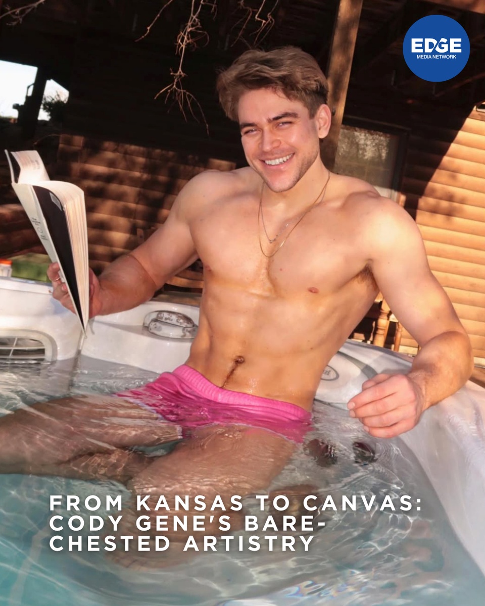 ?? Who needs a gallery when the artist himself is a masterpiece? Kansas-born painter @_codygene isn't just creating art; he's embodying it. ⁠
⁠
With oil on canvas and a physique that rivals his subjects, Cody's "Hero" series features self-portraits that are as tantalizing as they are talented. ⁠
⁠
Often working shirtless, his chiseled abs and sculpted arms make it hard to decide where to focus—on the brushstrokes or the biceps. ⁠
⁠
Ready to get inspired (and maybe a little hot under the collar)? Cody's art is the perfect blend of aesthetic and athletic. ??⁠
⁠
?️ Save and share this post.⁠
? Tap our link in bio to read more⁠
? @EDGEmedianetwork⁠
?: @_codygene