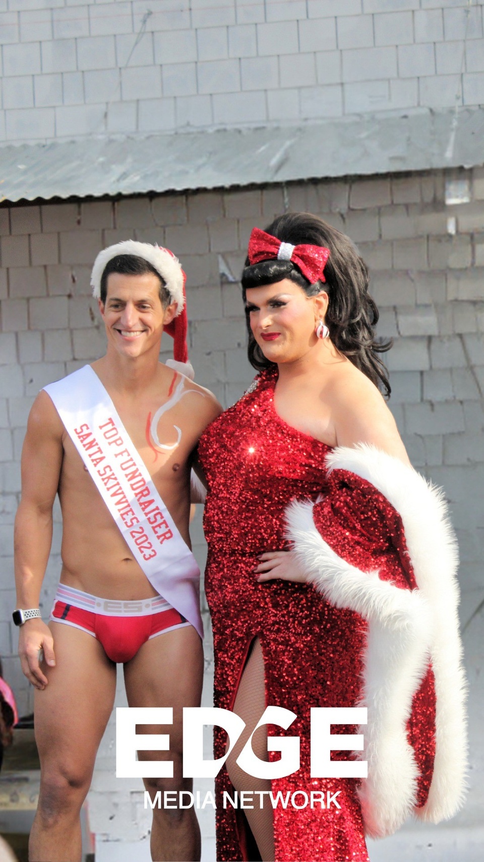 So many community members came out for the Santa Skivvies Run through the Castro. Over two hundred people ran through the neighborhood, raising over $120,000 for the @sfaidsfound. ⁠
⁠
❤️ & share, tag your friends, then tap our link in bio for more ⁠
? @EDGEmedianetwork⁠
?: @justgiveitashot⁠
??????