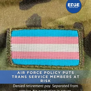 The U.S. Air Force is moving to cut retirement pay for trans service members being discharged—stripping benefits after service. ⁠
⁠
?️ Save and share this post. ⁠
? Tap our link in bio to read more ⁠
#MilitaryPolicy