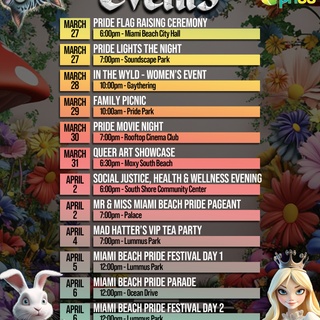 ? 11 Days of @MiamiBeachPride kicks off March 27. From free community events to VIP parties, there's something planned for everyone! Visit the link in our bio and be a part of the celebration! ??️‍??️‍⚧️⁠
⁠
#sponsored