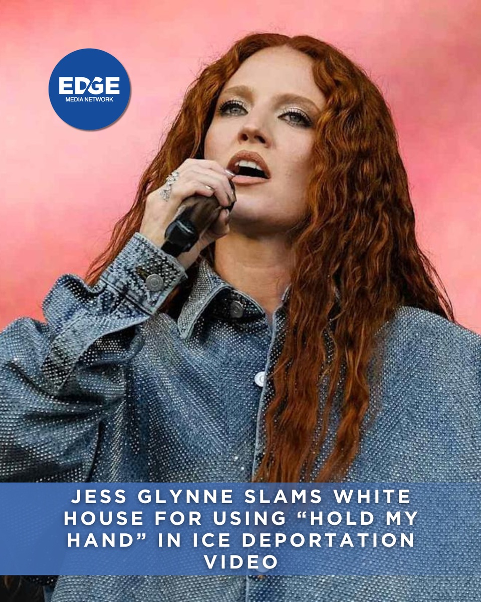 Jess Glynne said no thanks to the White House using “Hold My Hand” in an ICE video—and she said it loudly. ⁠
⁠
Read more at our link in bio. ⁠
? @edgemedianetwork ⁠
? @jessglynne ⁠
#JessGlynne