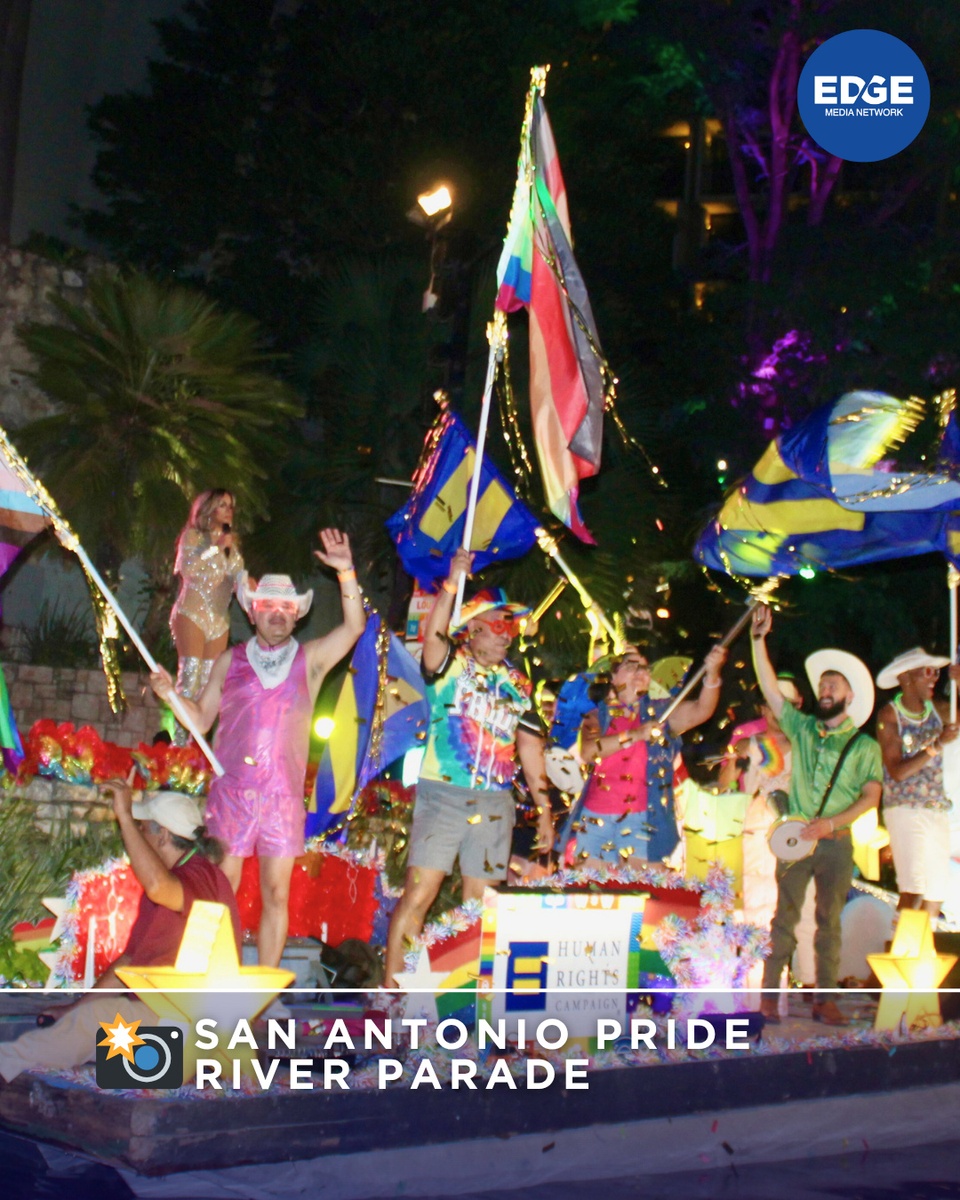 San Antonio said yeehaw and yas at the same time—cowboys, queens, and rainbow-lit barges took over the river in full Pride rodeo realness. ⁠
⁠
From fringe to floats, the energy was loud, proud, and boot-scootin' fabulous. ⁠
⁠
Call it high camp on the water. ⁠
⁠
? Save and share this post. ⁠
? Tap our link in bio to read more ⁠
? @edgemedianetwork⁠
?️‍??️‍⚧️?????
