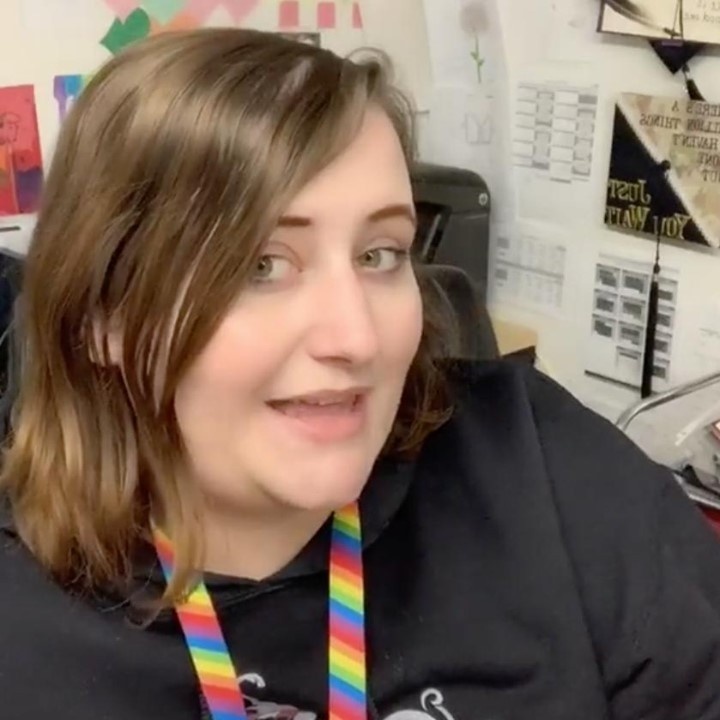 Jennifer Leja is protesting her school district's policy banning Pride flags in the classroom, flags that signal to LGBTQ students that her classroom is a safe space. Tap link in bio to continue on @EDGEmedianetwork ?️‍?⁠
⁠
?️: @kschatt13⁠
?: Jennifer Leja / TikTok