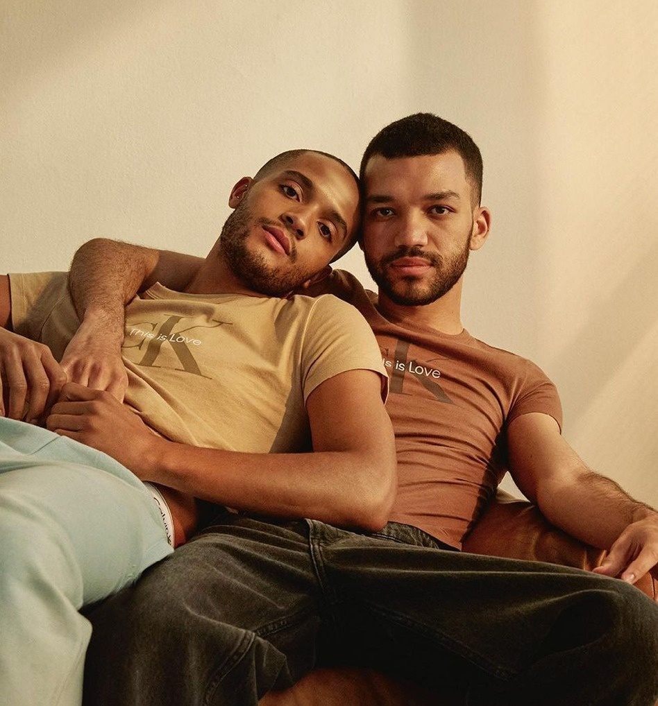 Out actors @standup4justice ("Jurassic World: Fallen Kingdom") and @nckash ("Queen Sugar") talk about splitting up, reuniting, and being in love in a new @calvinklein spot that's part of the company's new #Pride season additions to the long-running #MyCalvins campaign, That Grape Juice reported. The 56-second spot features the two discussing how they had broken up "for, like, five months" and "didn't know if we were going to get back together," but "then it was kismet" — and they were reunited more happily than before. The secret? "We really began to invest in our friendship," and "came back together a happier, healthier version of ourselves — and then we got to share that with the other person." As the voiceover continues, the video montage shows the couple lying in bed together, cuddling, talking — and sporting Calvin Klein clothing, including bright blue briefs emblazoned with the slogan, "This is Love." That Grape Juice recalled that "the pair came out as queer and confirmed their relationship in June 2020." The #MyCalvins campaign started in 2014, Highsnobiety recalled, and has become a "huge global campaign" in the years since then.⁠
⁠
Tap link in bio to continue on @EDGEmedianetwork⁠
?️‍????⁠
?: @nckash and @standup4justice
