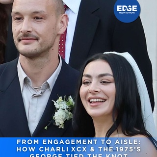 Charli XCX just married The 1975’s George Daniel in a Vivienne Westwood mini, surrounded by fashion gays, London creatives, and one very naked cake.⁠
⁠
?️ Save and share this post.⁠
? Tap our link in bio to read more⁠
? @edgemedianetwork⁠
⁠
#CharliXCX #XCXWedding #AltPopRoyalty