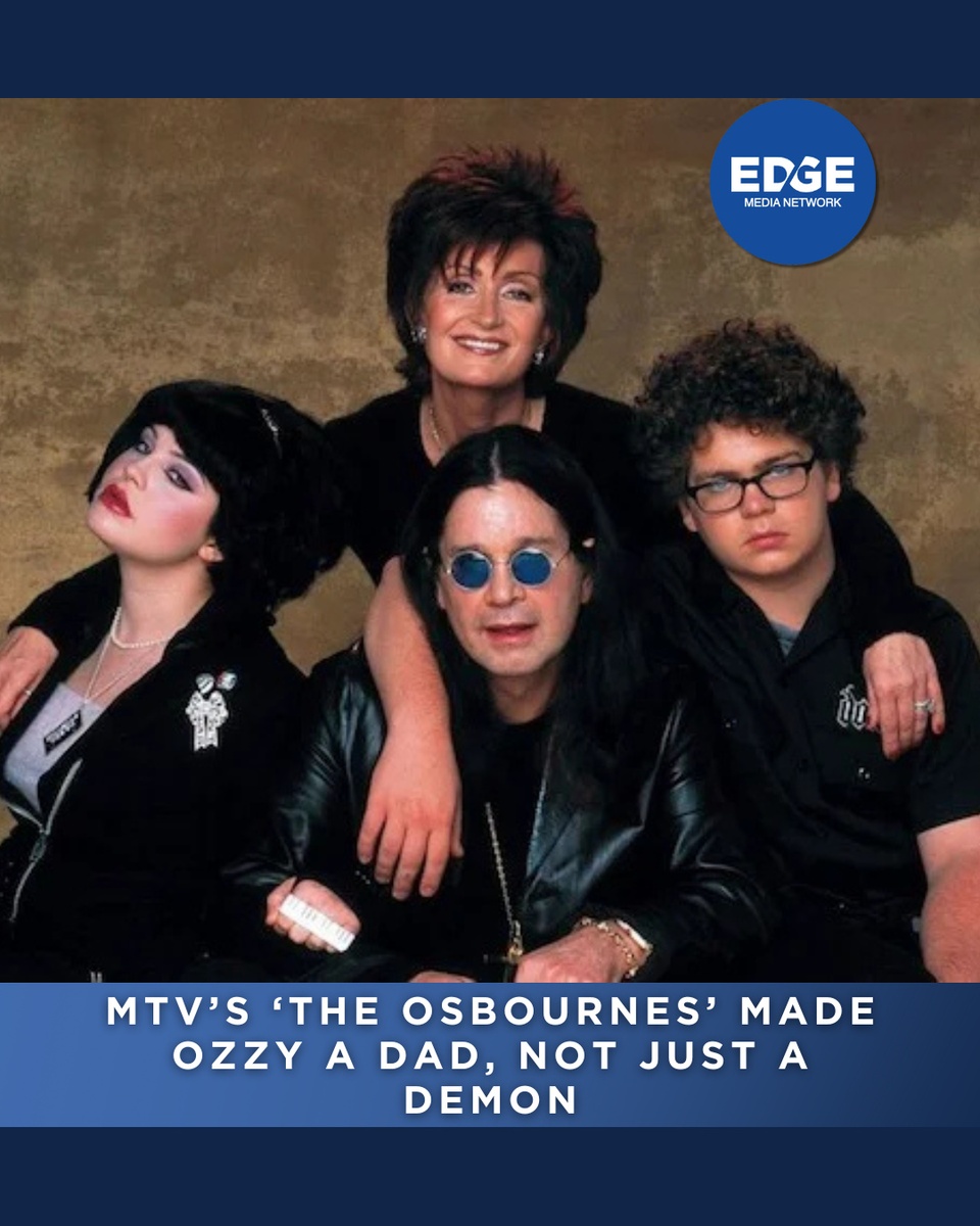 From prince of darkness to chaotic TV dad.⁠
MTV’s ‘The Osbournes’ didn’t just reboot Ozzy’s image—it invented a new genre. Family drama, uncensored yelling, and one of the weirdest love letters to domestic life ever filmed.⁠
⁠
?️ Save and share this post.⁠
? Tap our link in bio to read more⁠
? @EDGEmedianetwork⁠
? @ozzyosbourne⁠
⁠
#TheOsbournes #RealityTVHeritage #2000sEnergy