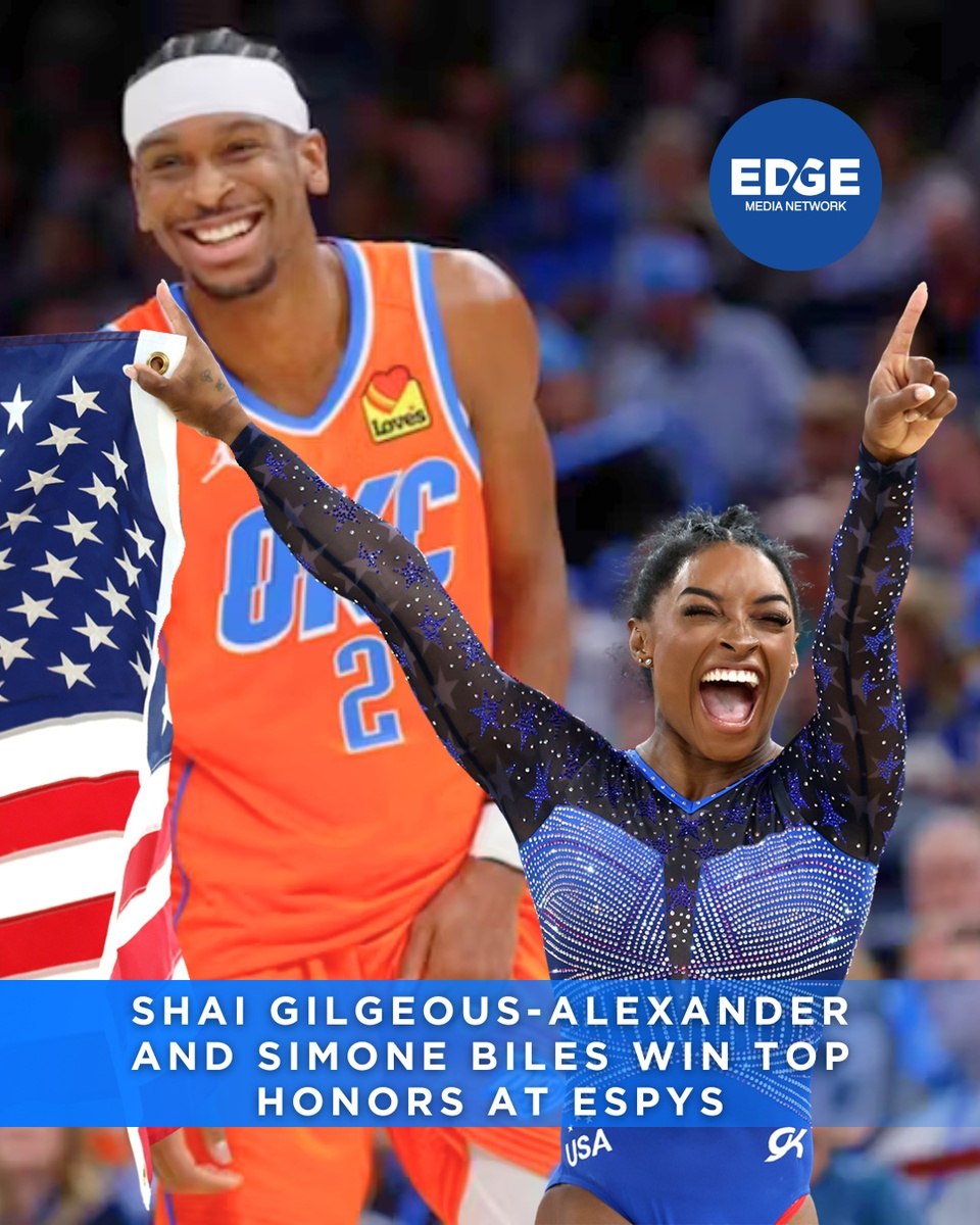 ? They didn’t just win — they defined the moment.⁠
⁠
Shai Gilgeous-Alexander and Simone Biles took top honors at this year’s #ESPYS, and it was more than just awards — it was a statement.⁠
⁠
? Black excellence.⁠
✨ Athletic brilliance.⁠
? Cultural impact.⁠
⁠
Save this moment. Share it with someone who inspires you.⁠
⁠
Drop a ? if these two are on your GOAT list.⁠
⁠
#SimoneBiles #ShaiGilgeousAlexander #ESPYS2025 #BlackExcellence #AthleteEnergy #SportsCulture