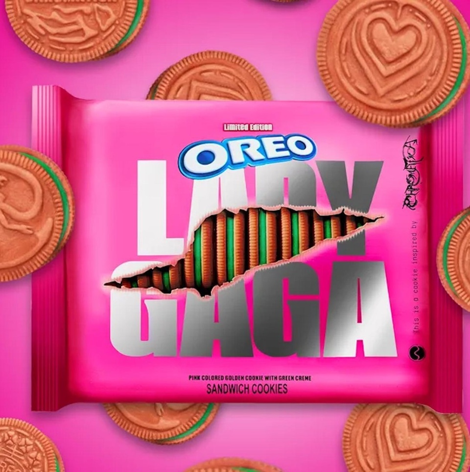 Lady Gaga and Oreo have teamed up for a limited edition line of cookies to "spread musical messages of kindness." Tap link in bio to continue on @EDGEmedianetwork ???⁠
⁠
?️: @kschatt13⁠
?: Oreo