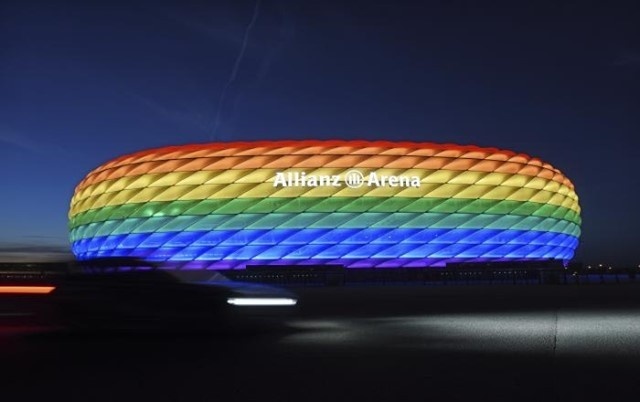 A top European Union official said he can't find "any reasonable excuse" for UEFA to reject host city Munich's plans to display rainbow colors during a match between Germany and Hungary at the European Championship. UEFA said it understood the city's intention to send a message to promote diversity and inclusion but stressed that it was "a politically and religiously neutral organization" after it denied the application to have the stadium illuminated in support of LGBT rights. "Yes, I find it very difficult to understand what UEFA is trying to do by going against this initiative of the Munich city council," European Commission Vice President Margaritis Schinas said during a news conference ahead of Wednesday's match. "Frankly, I do not find any reasonable excuse for that." Schinas said he was even more surprised by the decision since the governing body of European soccer has previously supported campaigns for inclusion and against racism. "They supported all the good causes. And all of a sudden, they make an issue out of this," he said. Tap link in bio to continue on @EDGEmedianetwork ⚽?️‍? (?: Tobias Hase / dpa via AP)